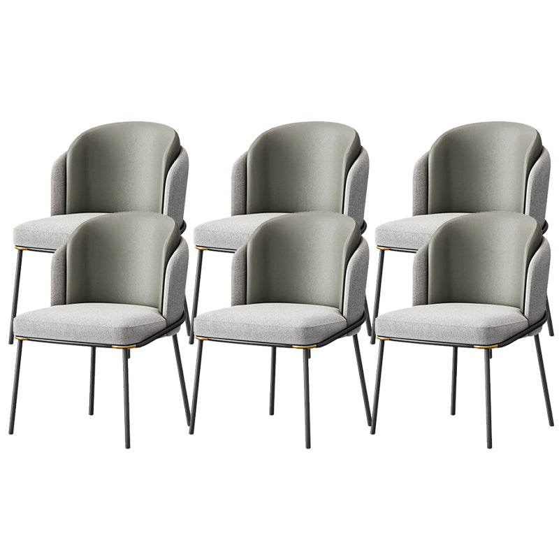 Glam Parsons Side Chair Upholstered Indoor Dining Chair for Home