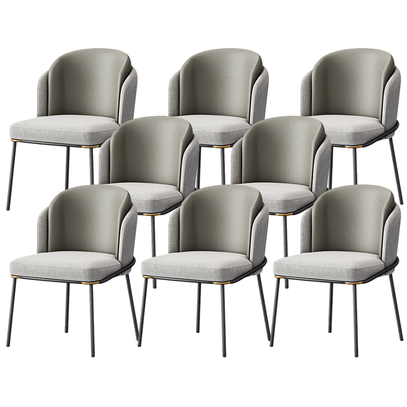 Glam Parsons Side Chair Upholstered Indoor Dining Chair for Home