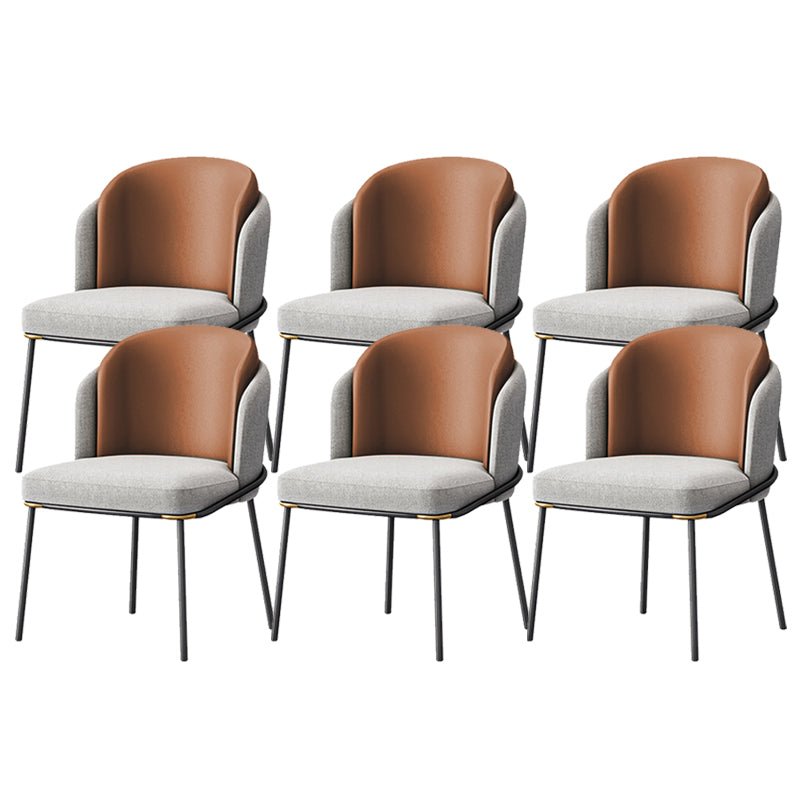 Glam Parsons Side Chair Upholstered Indoor Dining Chair for Home