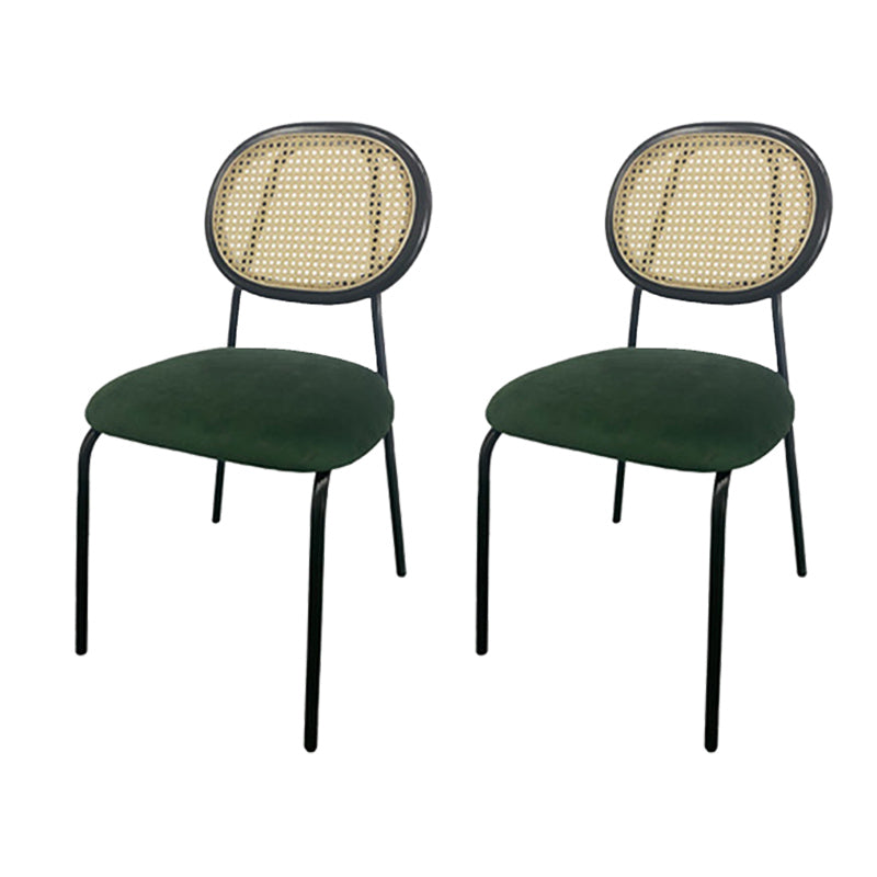 King Louis Back Side Chair Industrial Home Upholstered Dining Chair