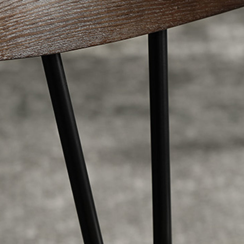 Home Kitchen Industrial Side Chair PU Leather Upholstered Armless Chair