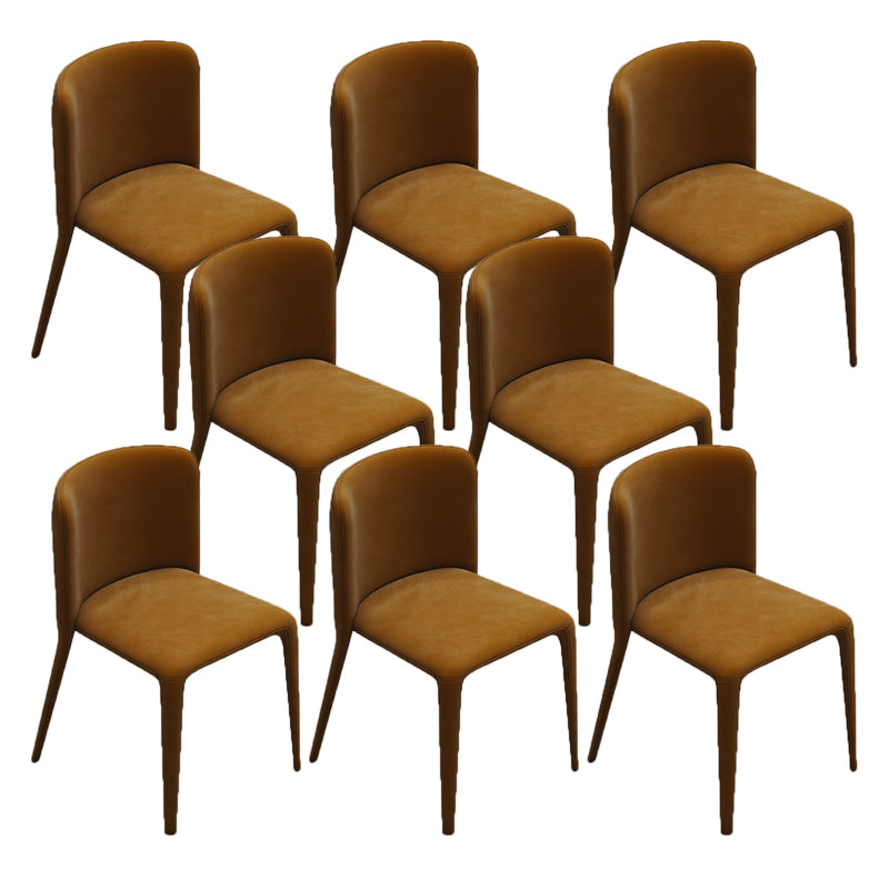 Parsons Dining Chair Modern Velvet Indoor Dining Chair for Living Room