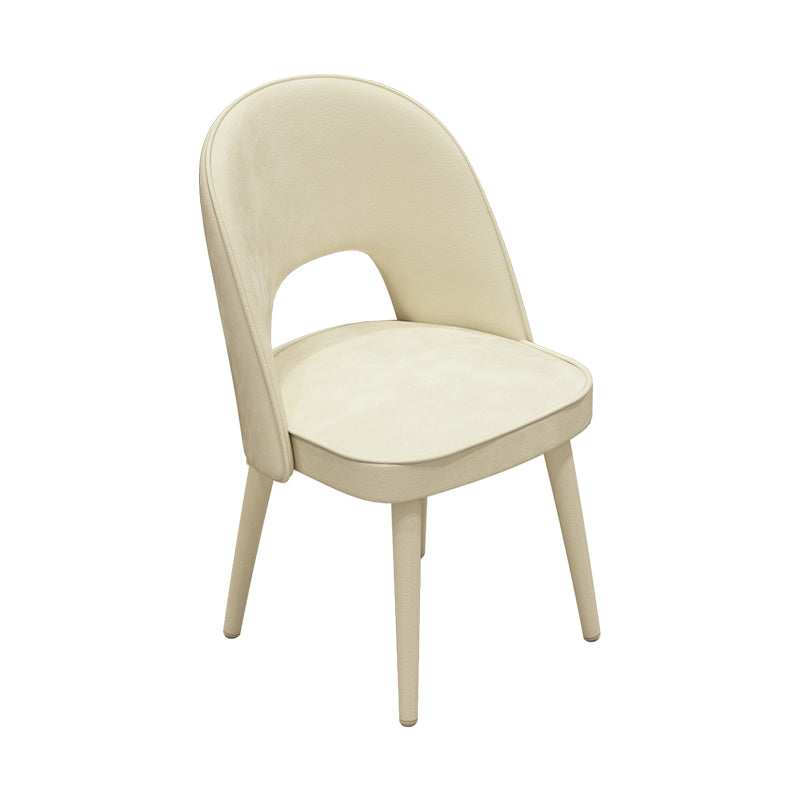 Modern Parsons Dining Chair Velvet Indoor Dining Chair for Living Room