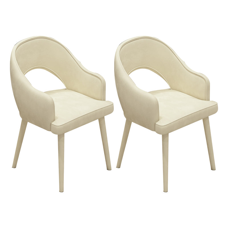 Modern Parsons Dining Chair Velvet Indoor Dining Chair for Living Room