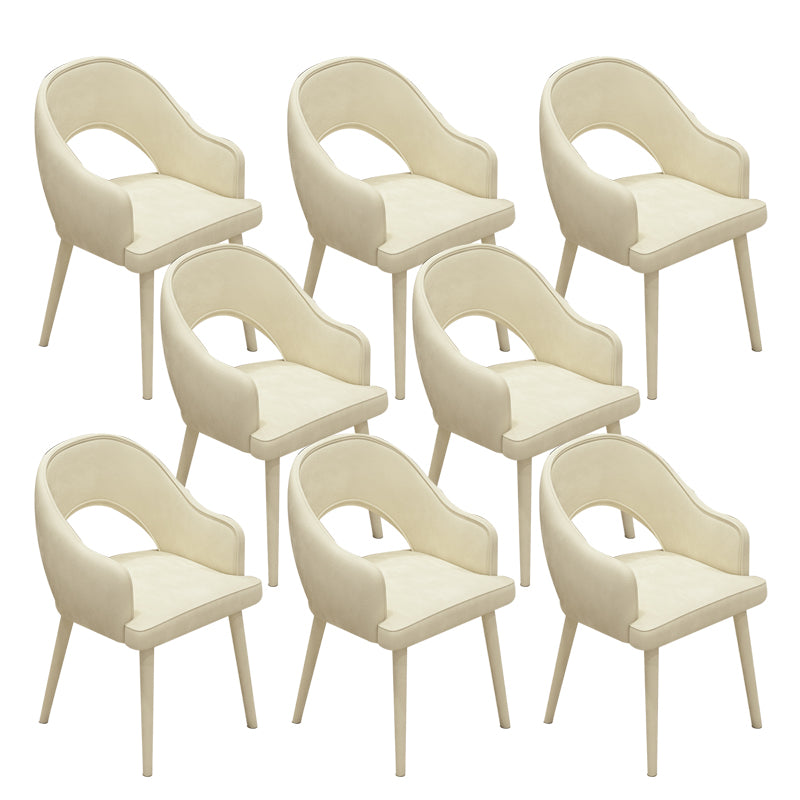 Modern Parsons Dining Chair Velvet Indoor Dining Chair for Living Room