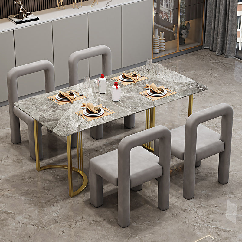 Modern Parsons Dining Chair Velvet Dining Chair for Dining Room