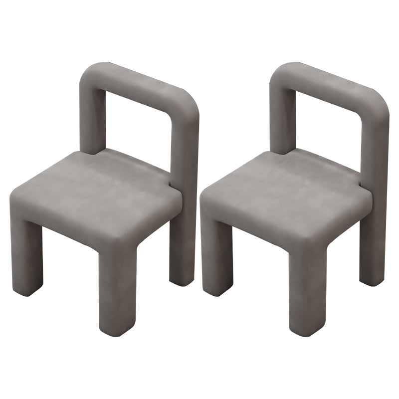 Modern Parsons Dining Chair Velvet Dining Chair for Dining Room