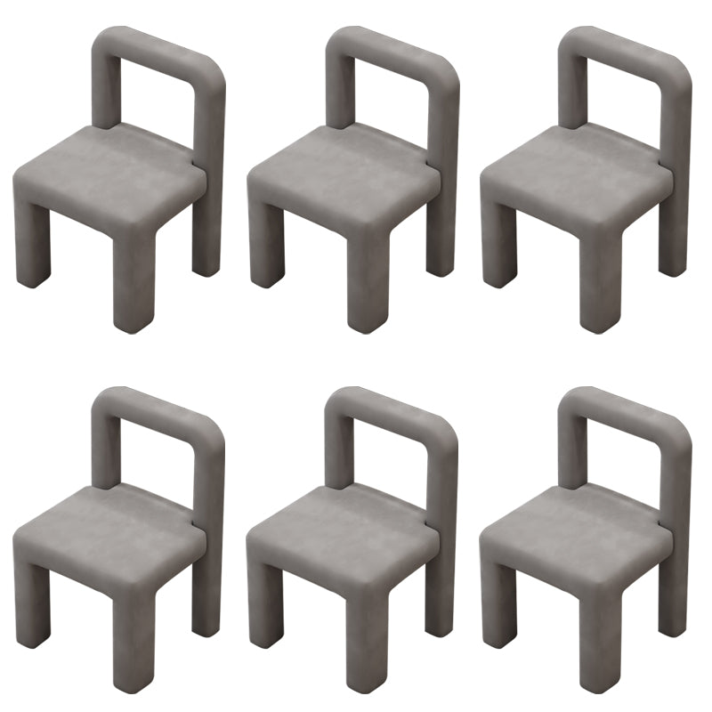 Modern Parsons Dining Chair Velvet Dining Chair for Dining Room