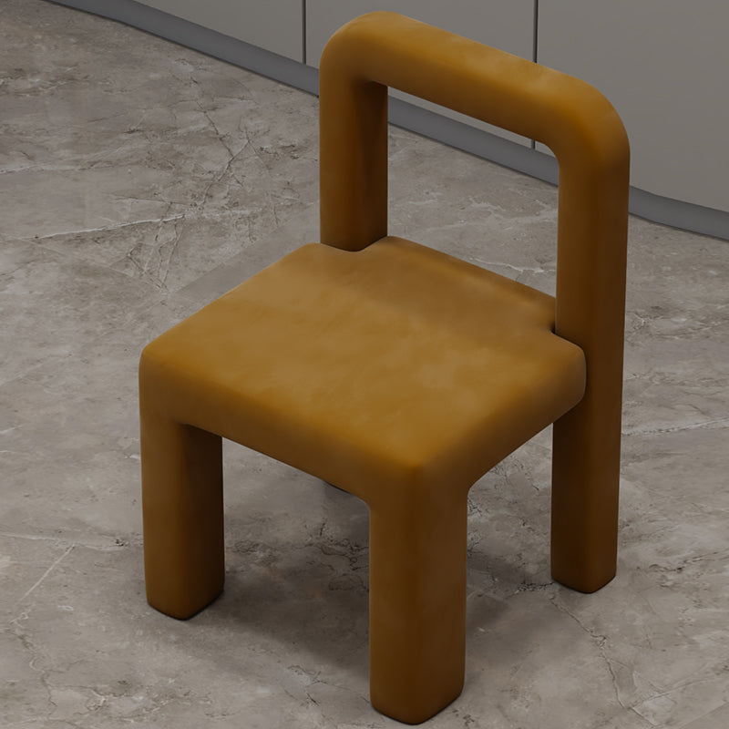 Modern Parsons Dining Chair Velvet Dining Chair for Dining Room