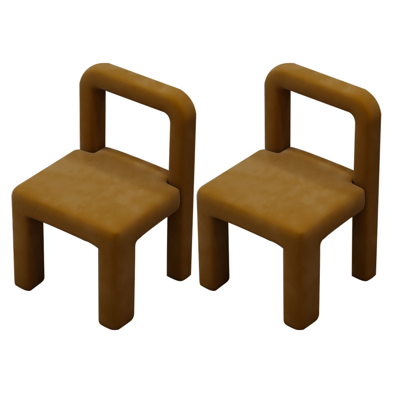 Modern Parsons Dining Chair Velvet Dining Chair for Dining Room