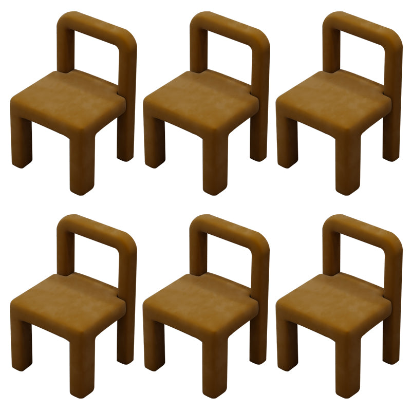 Modern Parsons Dining Chair Velvet Dining Chair for Dining Room