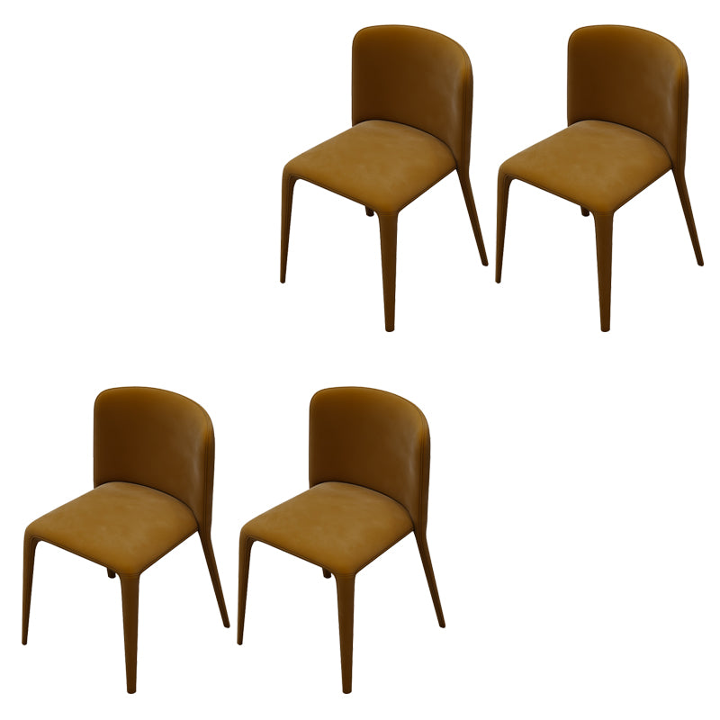 Modern Parsons Dining Chair Velvet Dining Chair for Dining Room