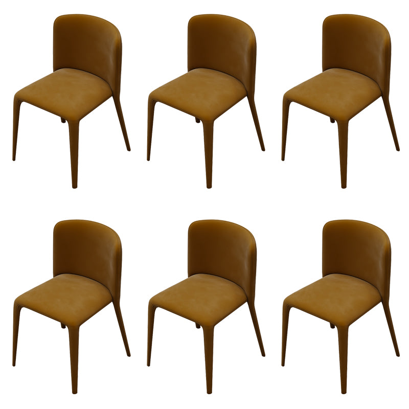 Modern Parsons Dining Chair Velvet Dining Chair for Dining Room