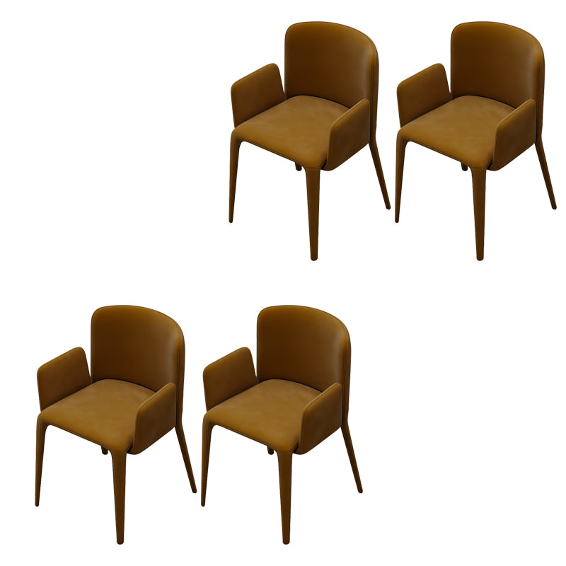 Modern Parsons Dining Chair Velvet Dining Chair for Dining Room