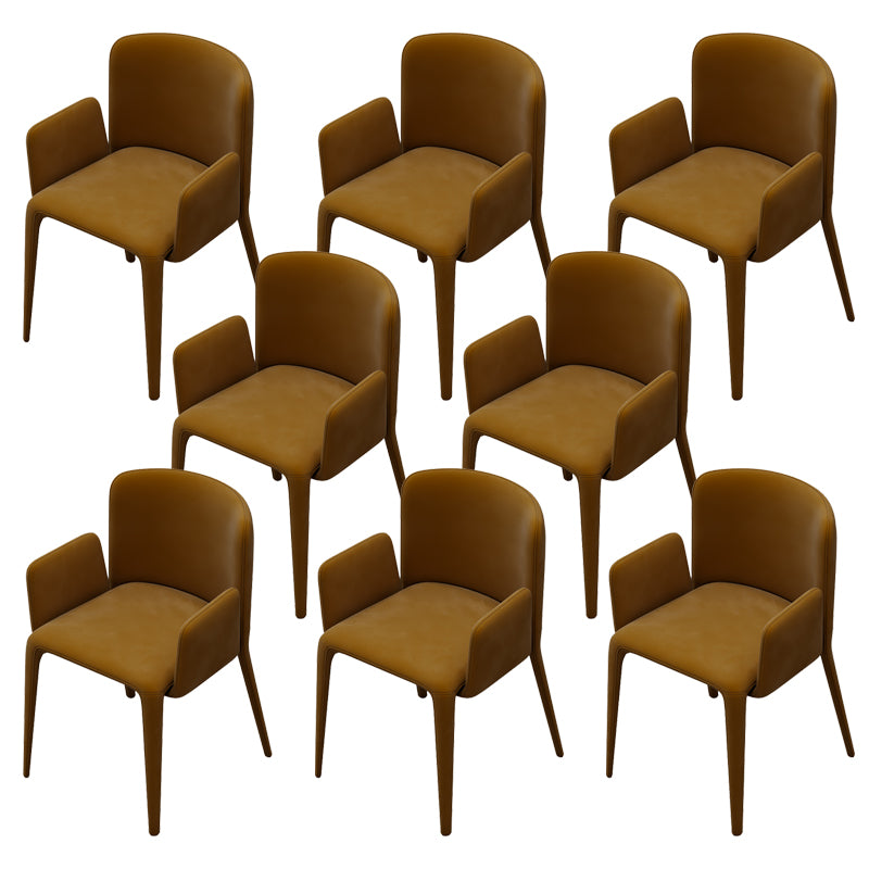 Modern Parsons Dining Chair Velvet Dining Chair for Dining Room