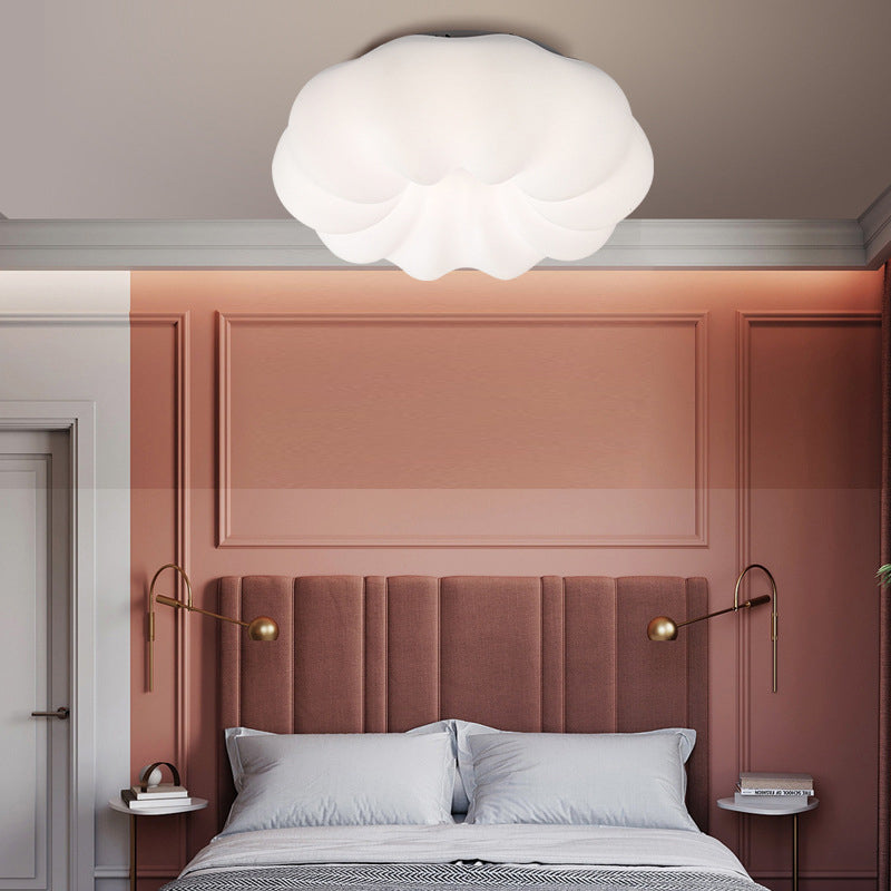 Cloud Shape 1 - Light Flush Mount Light Cream White Acrylic Modern Ceiling Flush