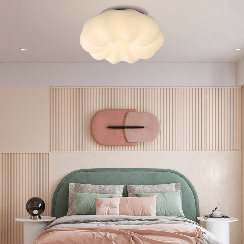Cloud Shape 1 - Light Flush Mount Light Cream White Acrylic Modern Ceiling Flush