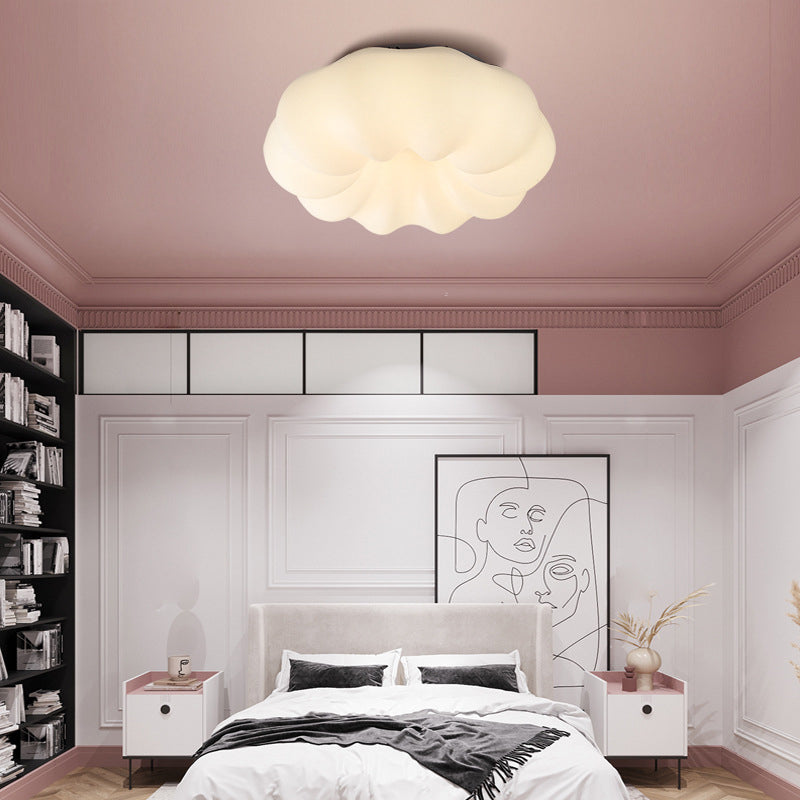 Cloud Shape 1 - Light Flush Mount Light Cream White Acrylic Modern Ceiling Flush