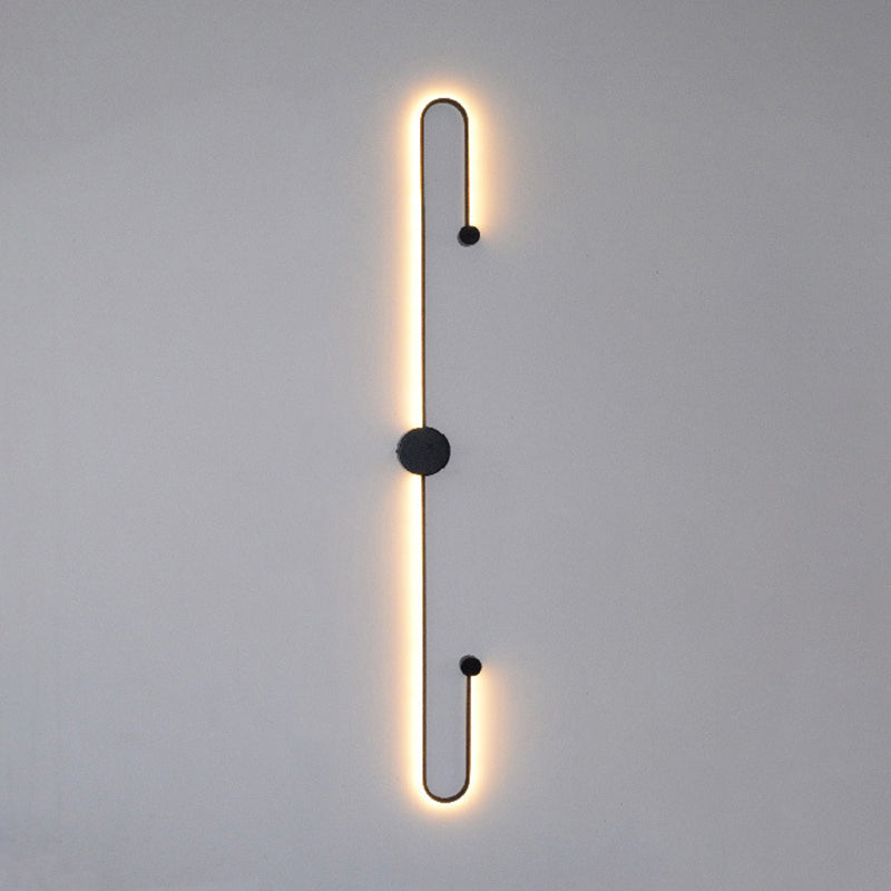 2-Light Linear Wall Mount Light Modern Metal Wall Mount Light Fixtures