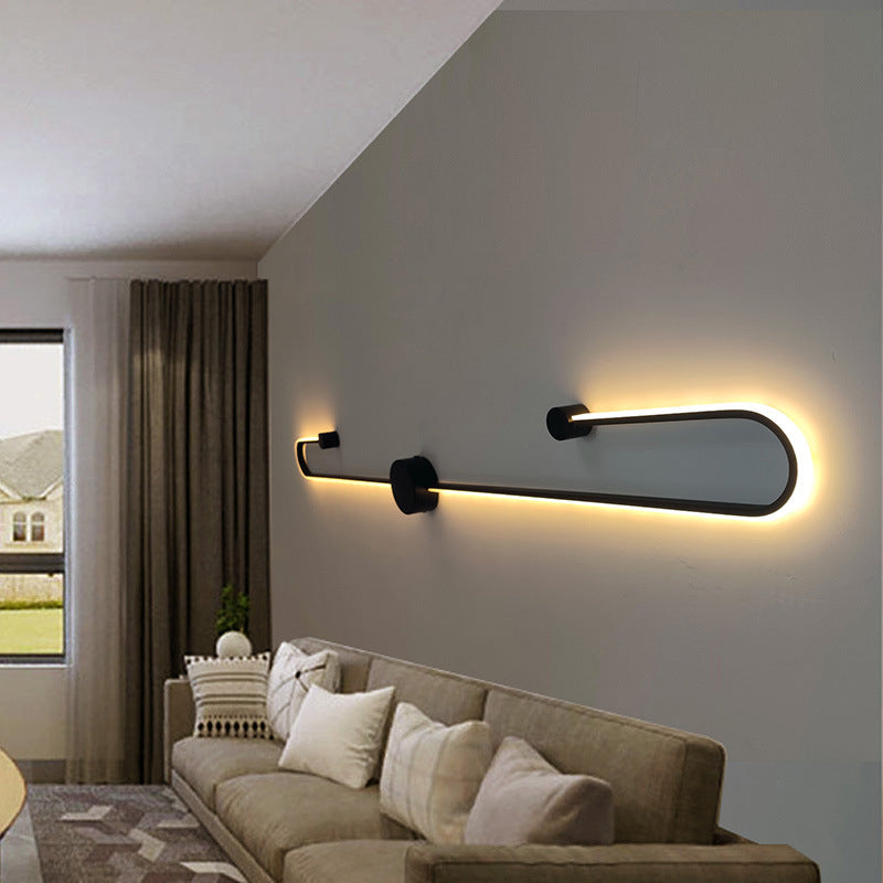 2-Light Linear Wall Mount Light Modern Metal Wall Mount Light Fixtures