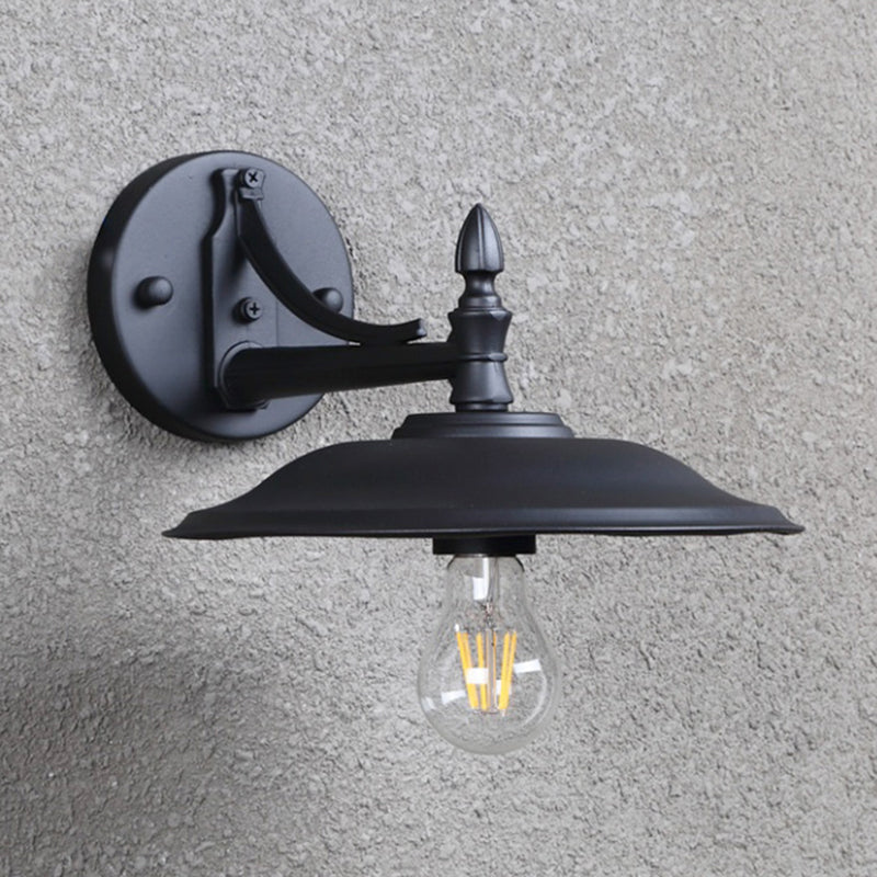 Geometric Shape Metal Wall Light Industrial Style 1 Light Wall Light Sconce