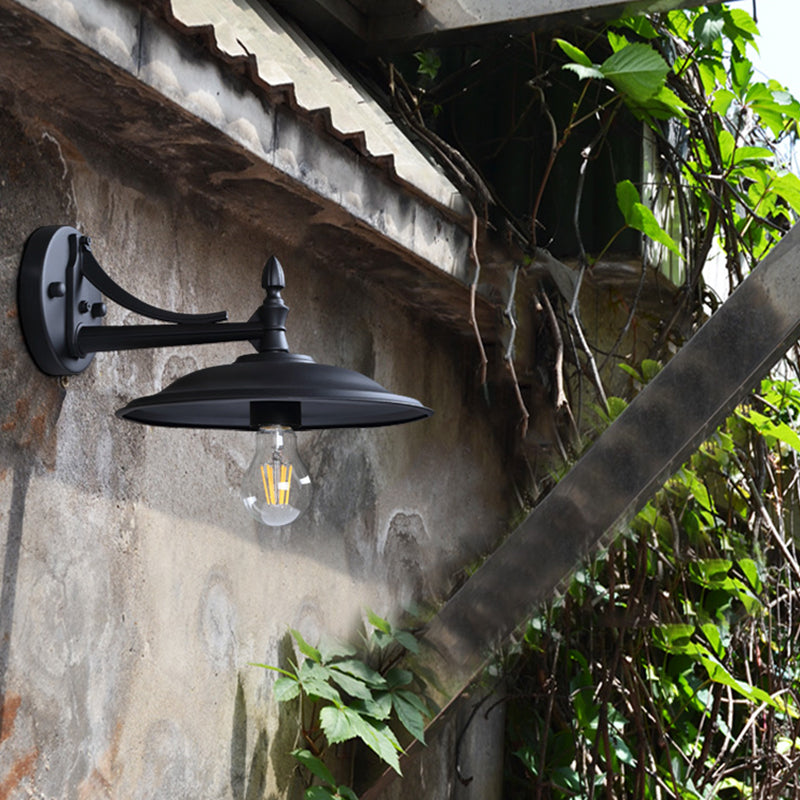 Geometric Shape Metal Wall Light Industrial Style 1 Light Wall Light Sconce