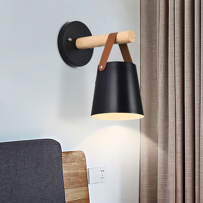 Cone Shape Metal Wall Light Fixture Modern Style Wall Lamp for Dining Room