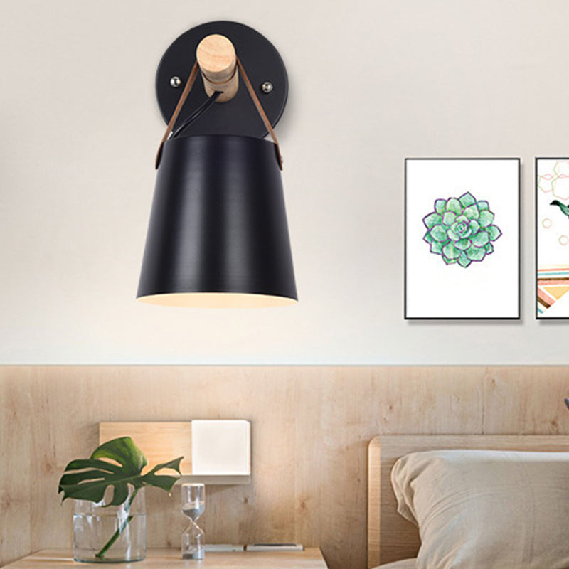 Cone Shape Metal Wall Light Fixture Modern Style Wall Lamp for Dining Room