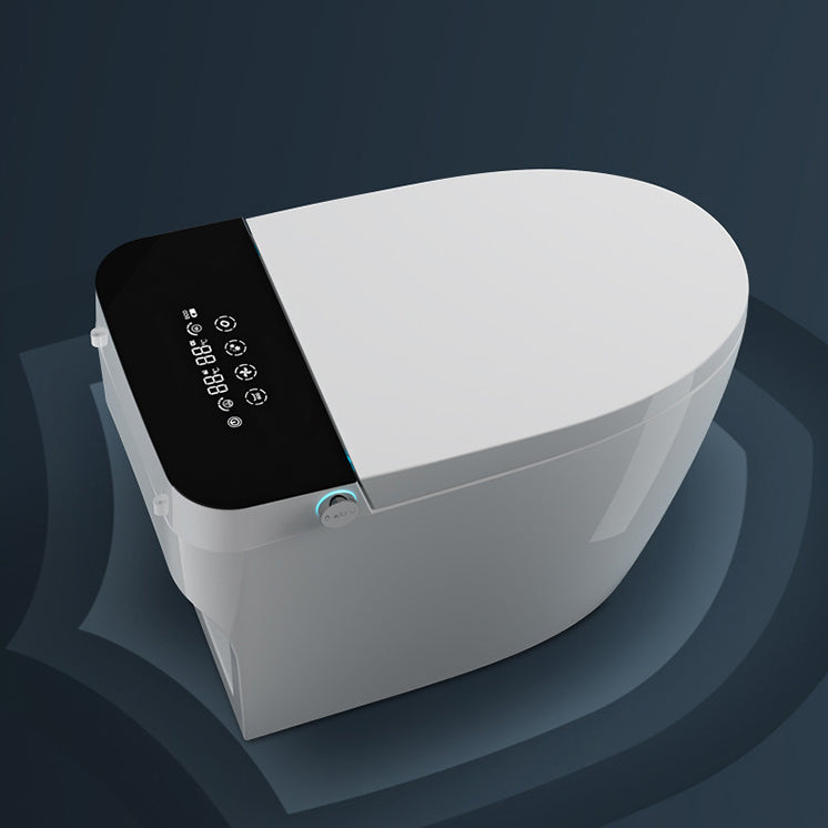 Contemporary One Piece Toilet Concealed Tank Toilet Bowl for Washroom