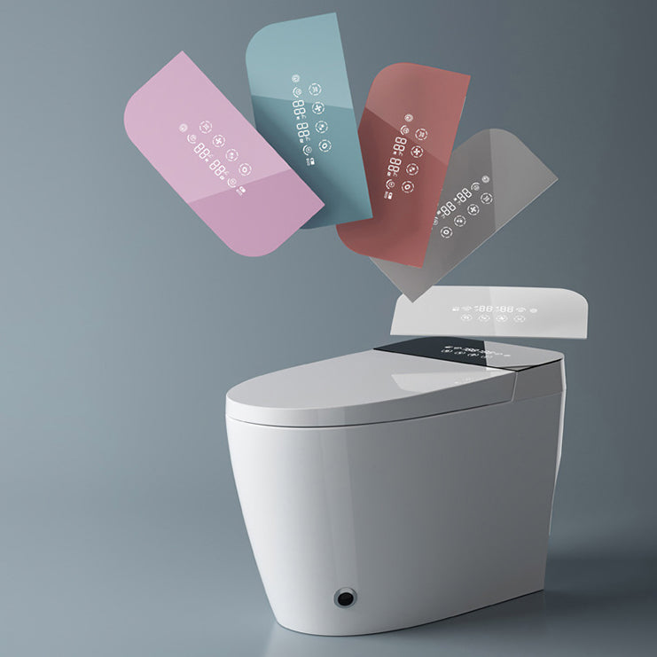 Contemporary One Piece Toilet Concealed Tank Toilet Bowl for Washroom