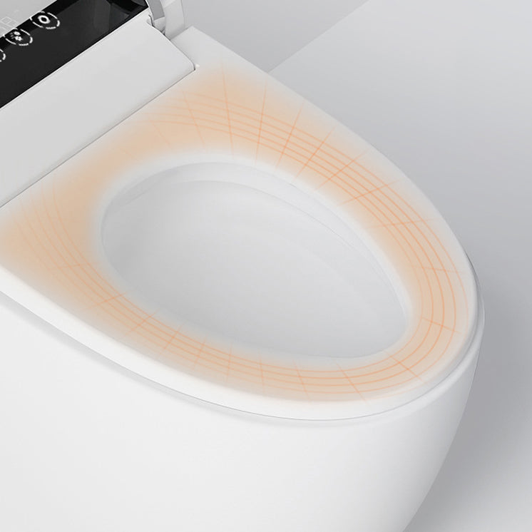 Contemporary One Piece Toilet Concealed Tank Toilet Bowl for Washroom