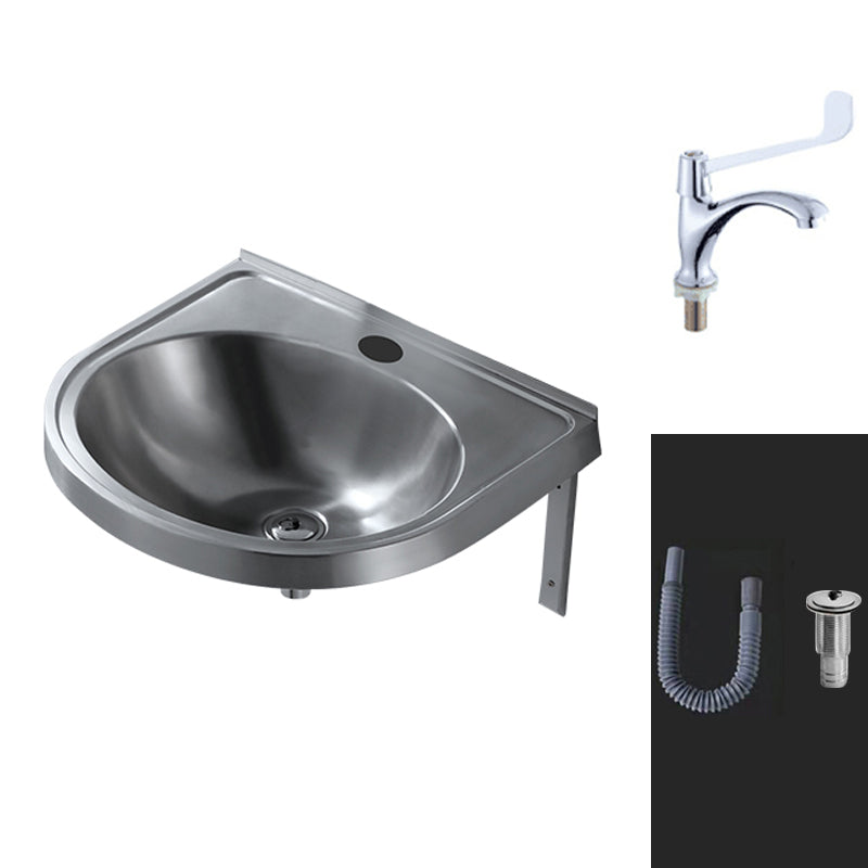 Modern Wall Mount Bathroom Sink Metal Wall Mount Bathroom Sink