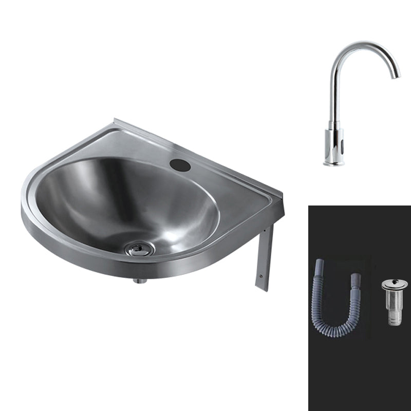 Modern Wall Mount Bathroom Sink Metal Wall Mount Bathroom Sink