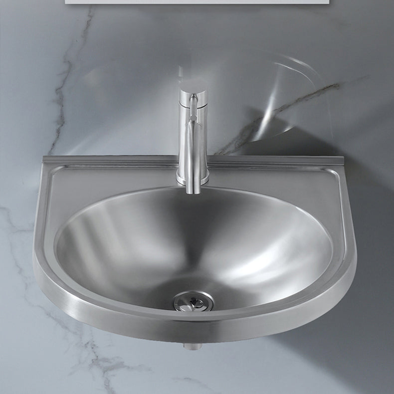 Modern Wall Mount Bathroom Sink Metal Wall Mount Bathroom Sink