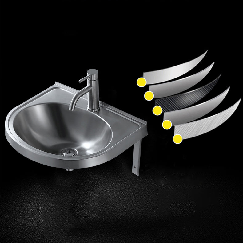 Modern Wall Mount Bathroom Sink Metal Wall Mount Bathroom Sink