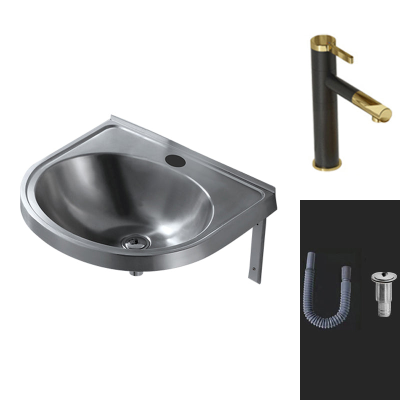 Modern Wall Mount Bathroom Sink Metal Wall Mount Bathroom Sink