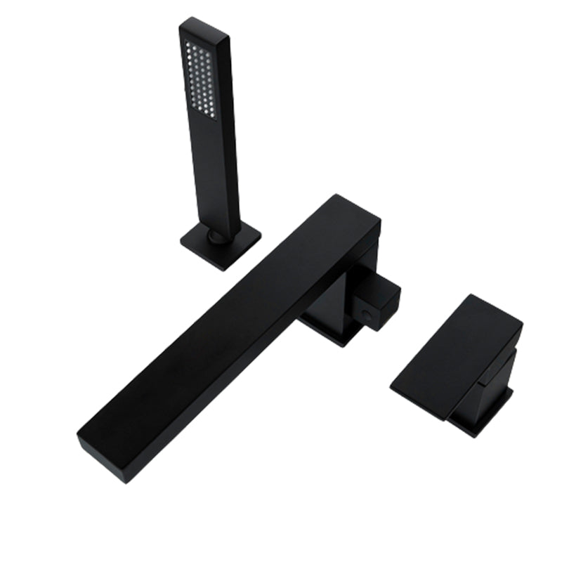 Contemporary Bath Faucet Trim Brass Low Arc Bath Faucet Trim