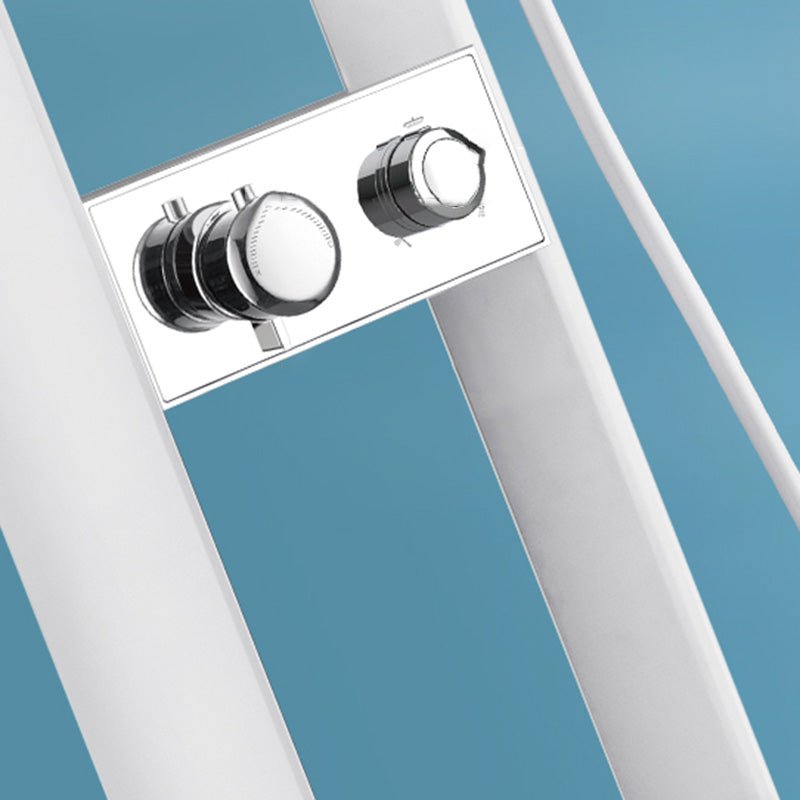 Modern Shower Set Dual Shower Head Slide Bar Thermostatic Wall Mounted Shower System