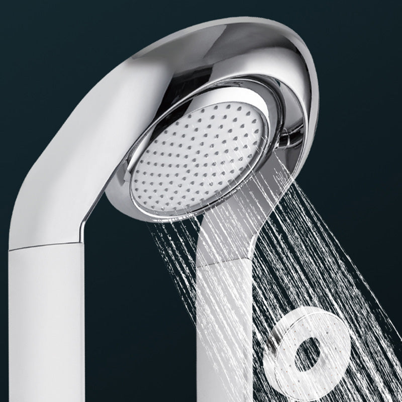 Modern Shower Set Dual Shower Head Slide Bar Thermostatic Wall Mounted Shower System