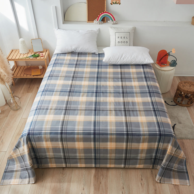 Cotton Bed Sheet One Piece Summer Style Bedroom Simple Fitted Sheet