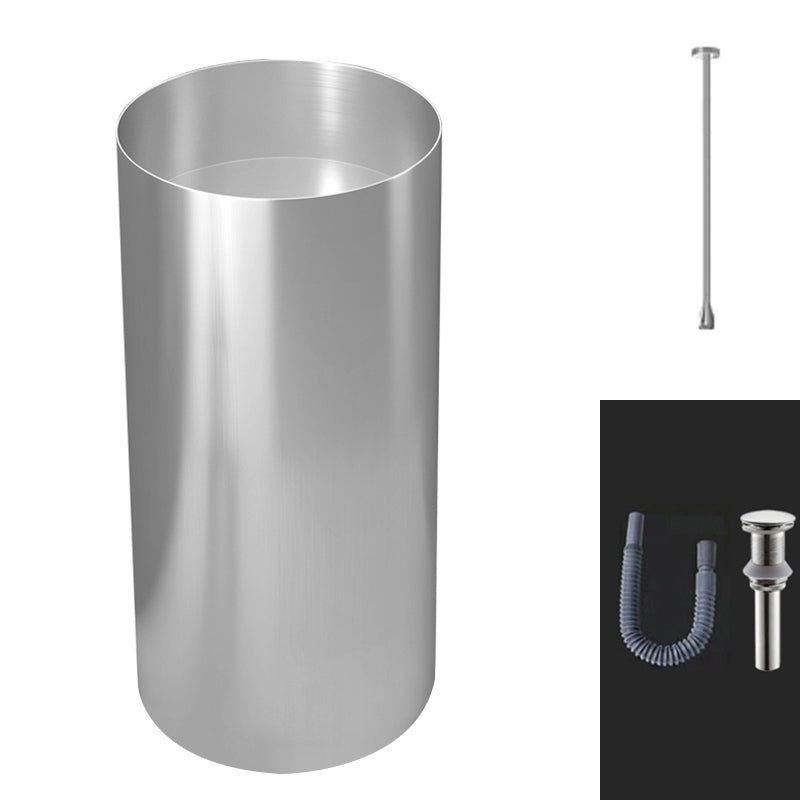 Modern Pedestal Bathroom Sink Round Pedestal Bathroom Sink with Faucet