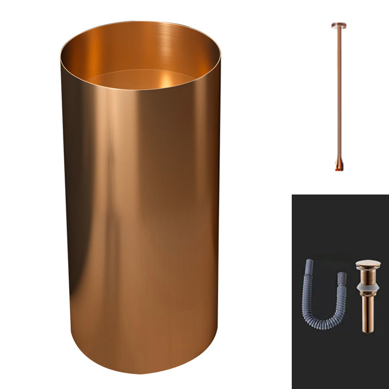 Modern Pedestal Bathroom Sink Round Pedestal Bathroom Sink with Faucet