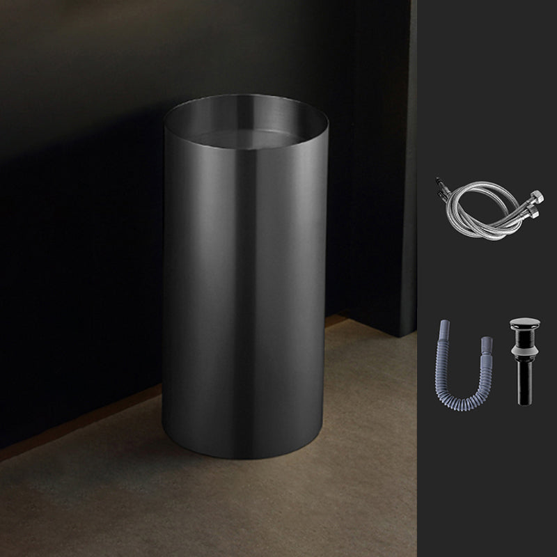 Modern Pedestal Bathroom Sink Round Pedestal Bathroom Sink with Faucet