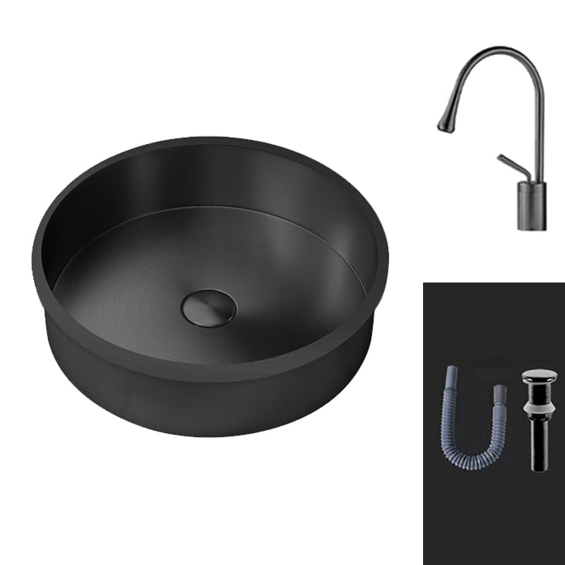 Round Bathroom Sink Modern Undermount Bathroom Sink with Faucet