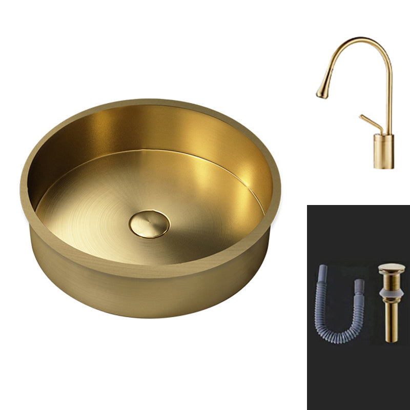 Round Bathroom Sink Modern Undermount Bathroom Sink with Faucet