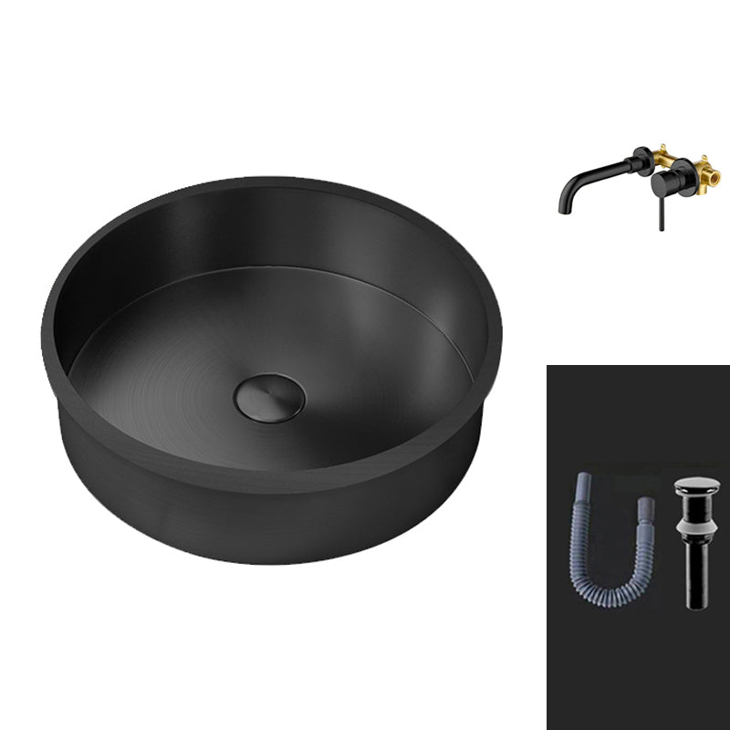 Round Bathroom Sink Modern Undermount Bathroom Sink with Faucet