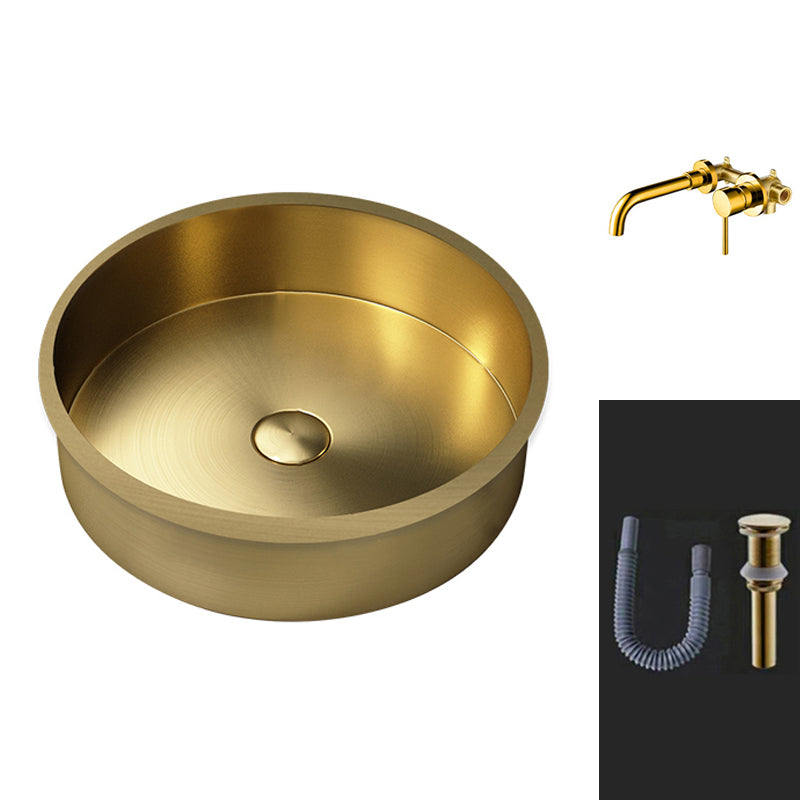 Round Bathroom Sink Modern Undermount Bathroom Sink with Faucet
