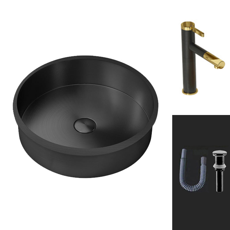 Round Bathroom Sink Modern Undermount Bathroom Sink with Faucet