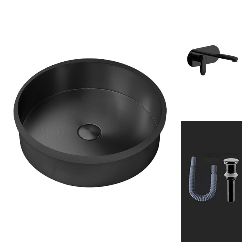 Round Bathroom Sink Modern Undermount Bathroom Sink with Faucet