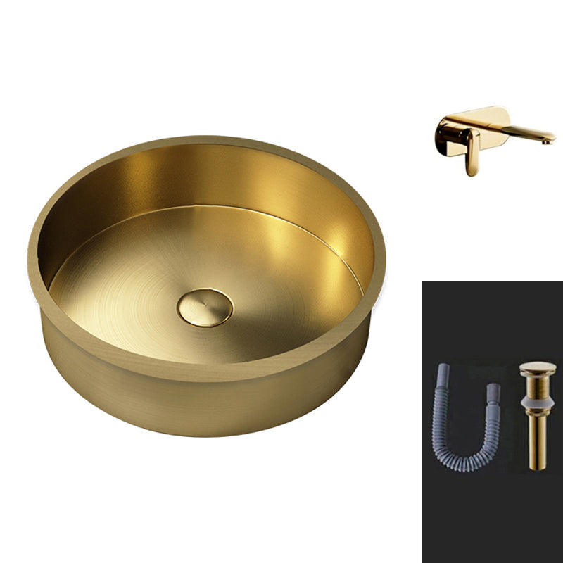 Round Bathroom Sink Modern Undermount Bathroom Sink with Faucet